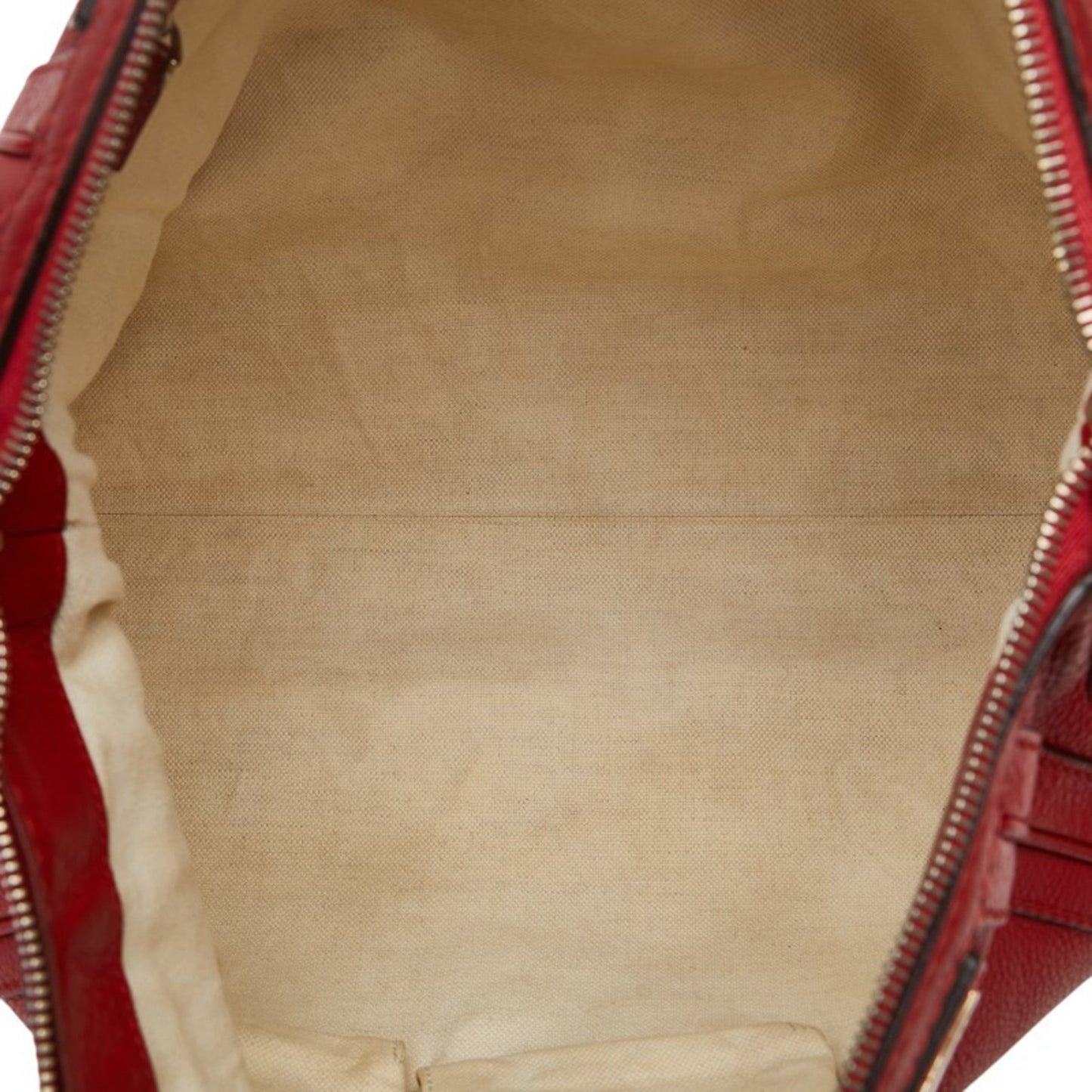 Gucci Red Color Leather Handbag Shoulder Bag