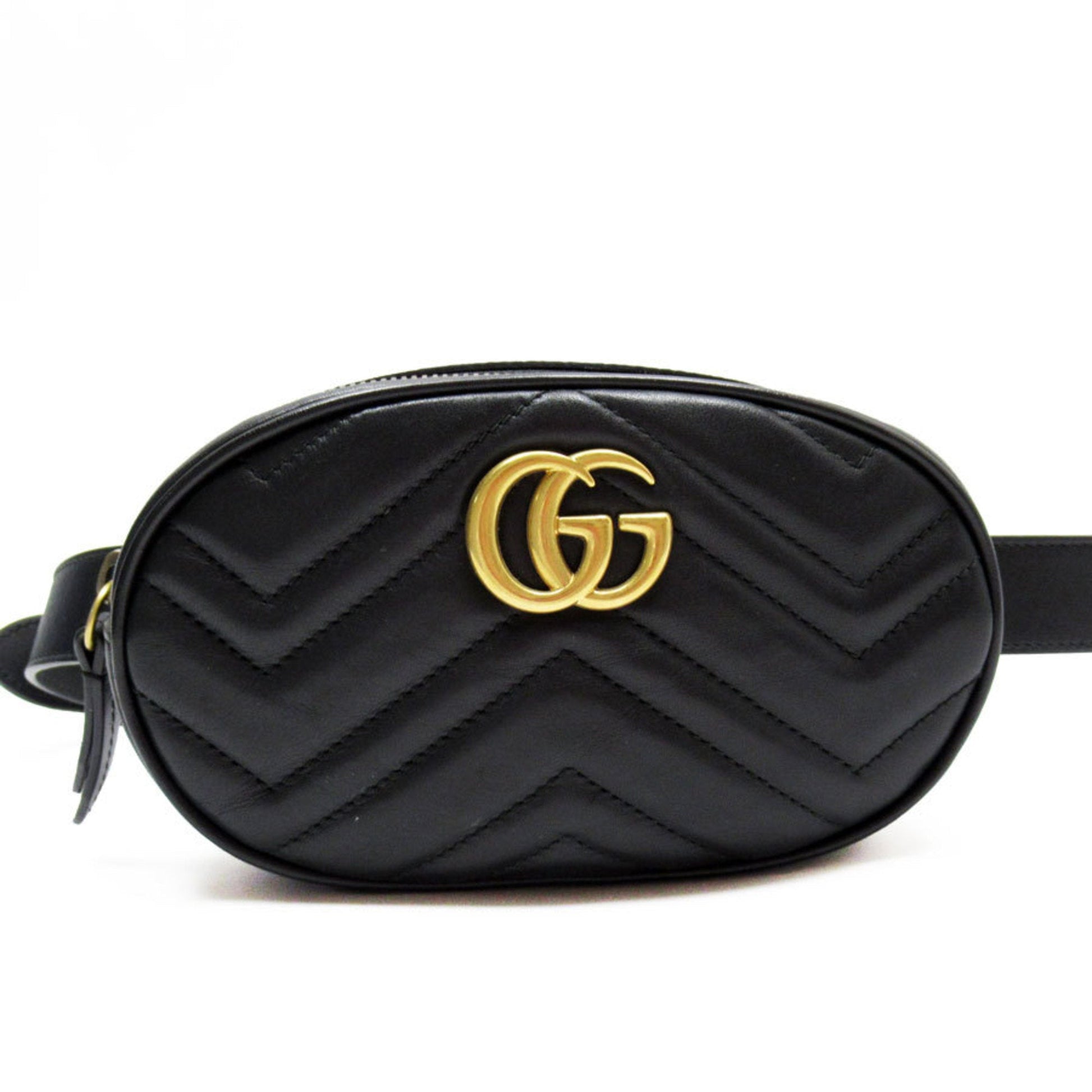 Gucci Black Leather Fanny Pack ()