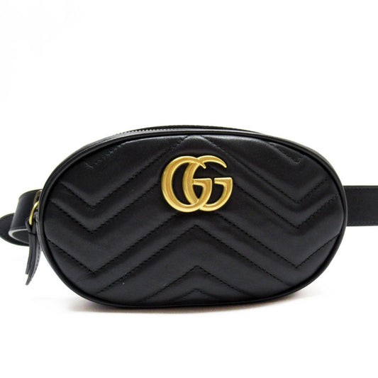 Gucci Black Leather Fanny Pack ()