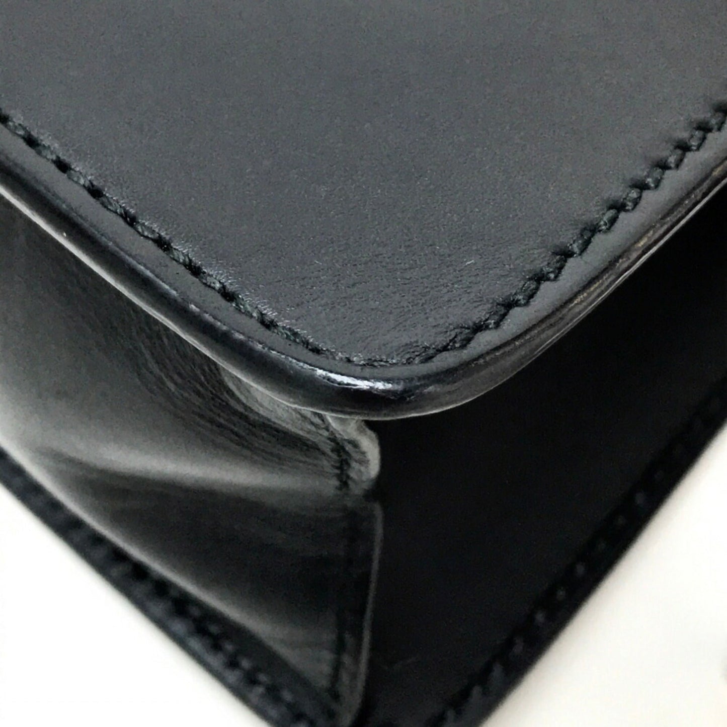 Gucci Black Leather Handbag Shoulder Bag