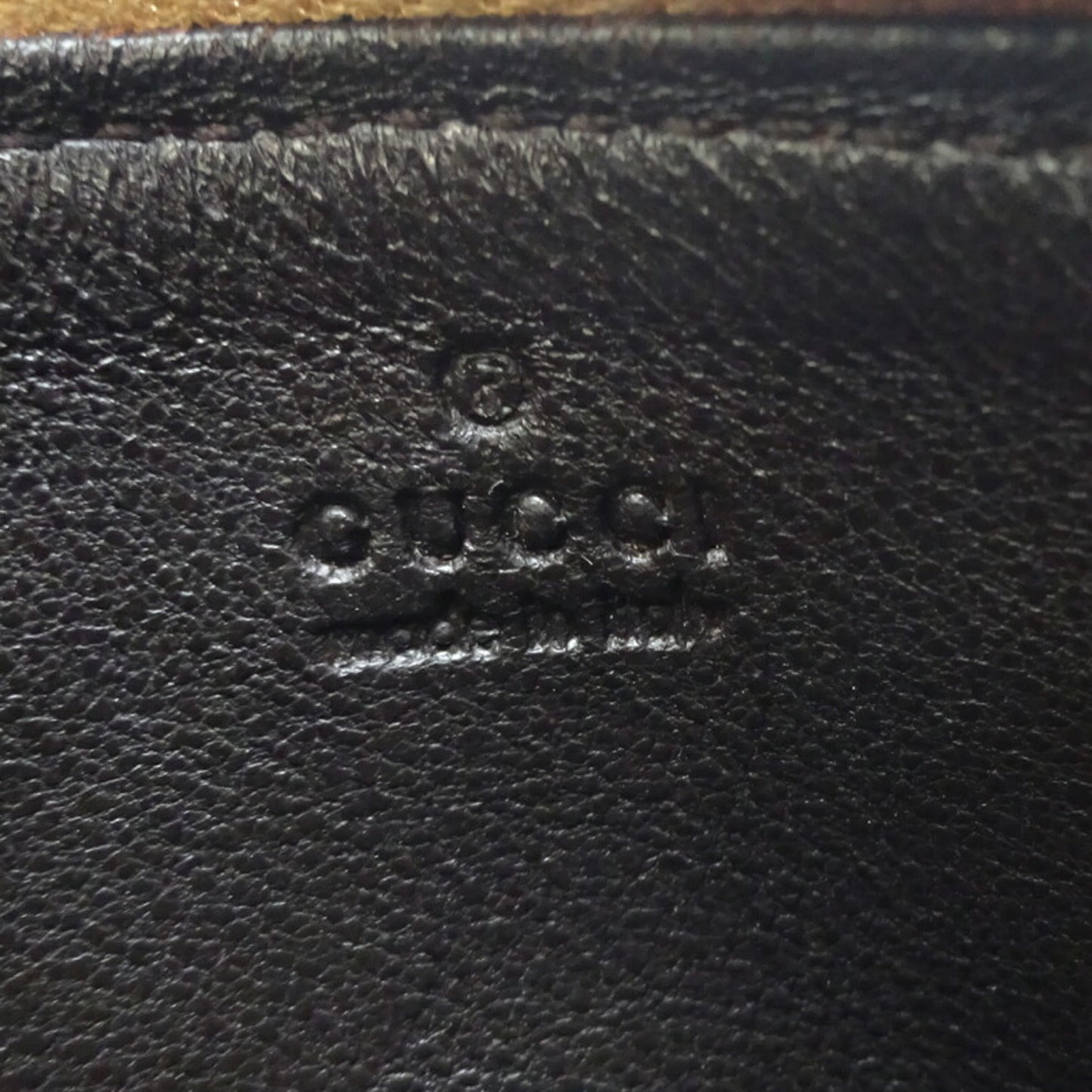 Gucci Brown Camel Leather Coin Purse/Coin Case