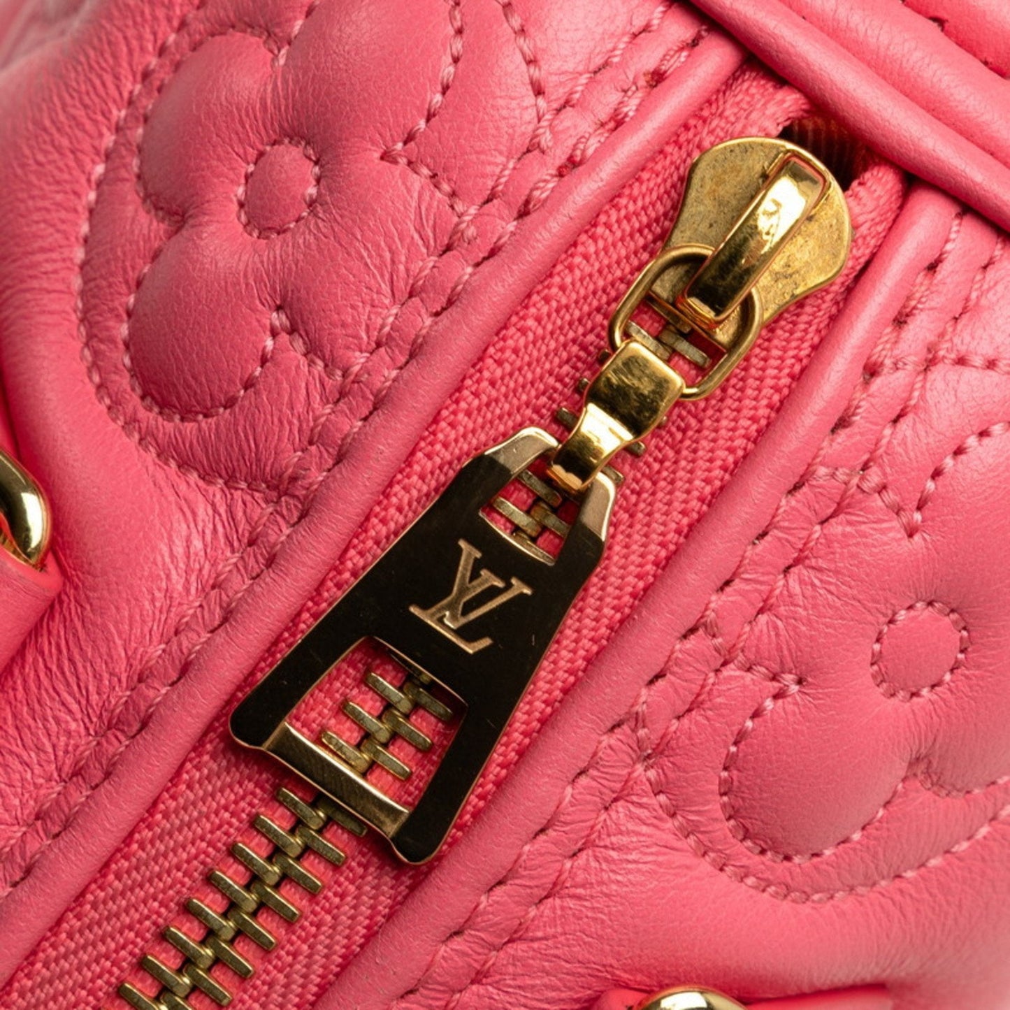 Louis Vuitton Pink Leather Handbag Shoulder Bag