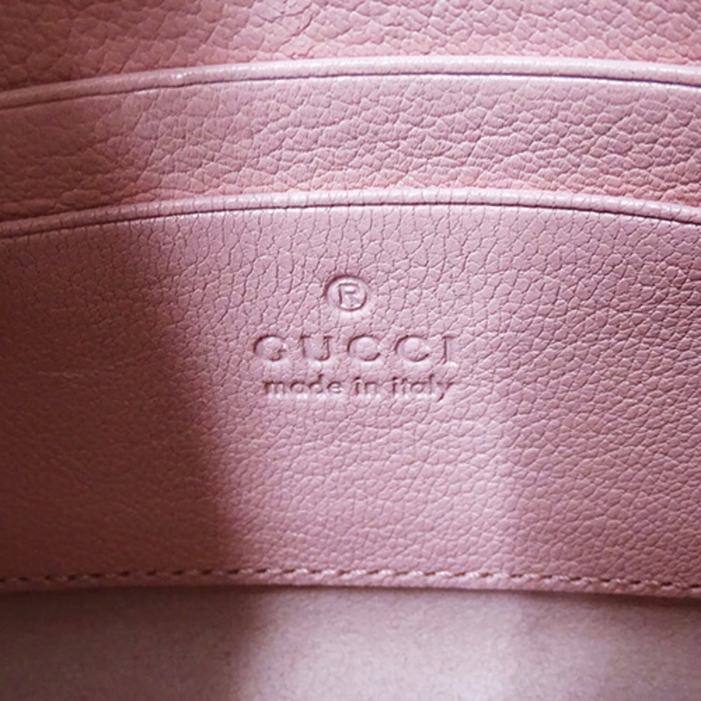 Gucci Pink Leather Shoulder Bag