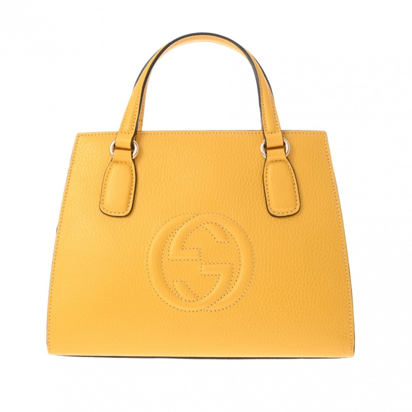 Gucci Yellow Leather Handbag ()