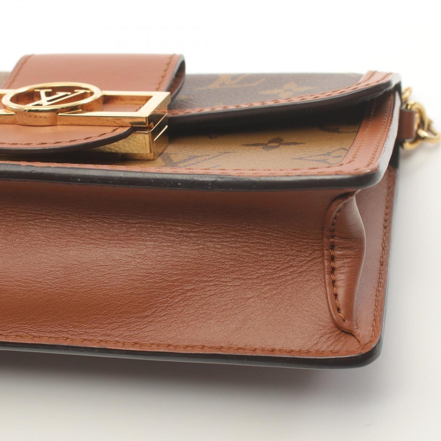 Louis Vuitton Beige Brown Pvc Leather Shoulder Bag