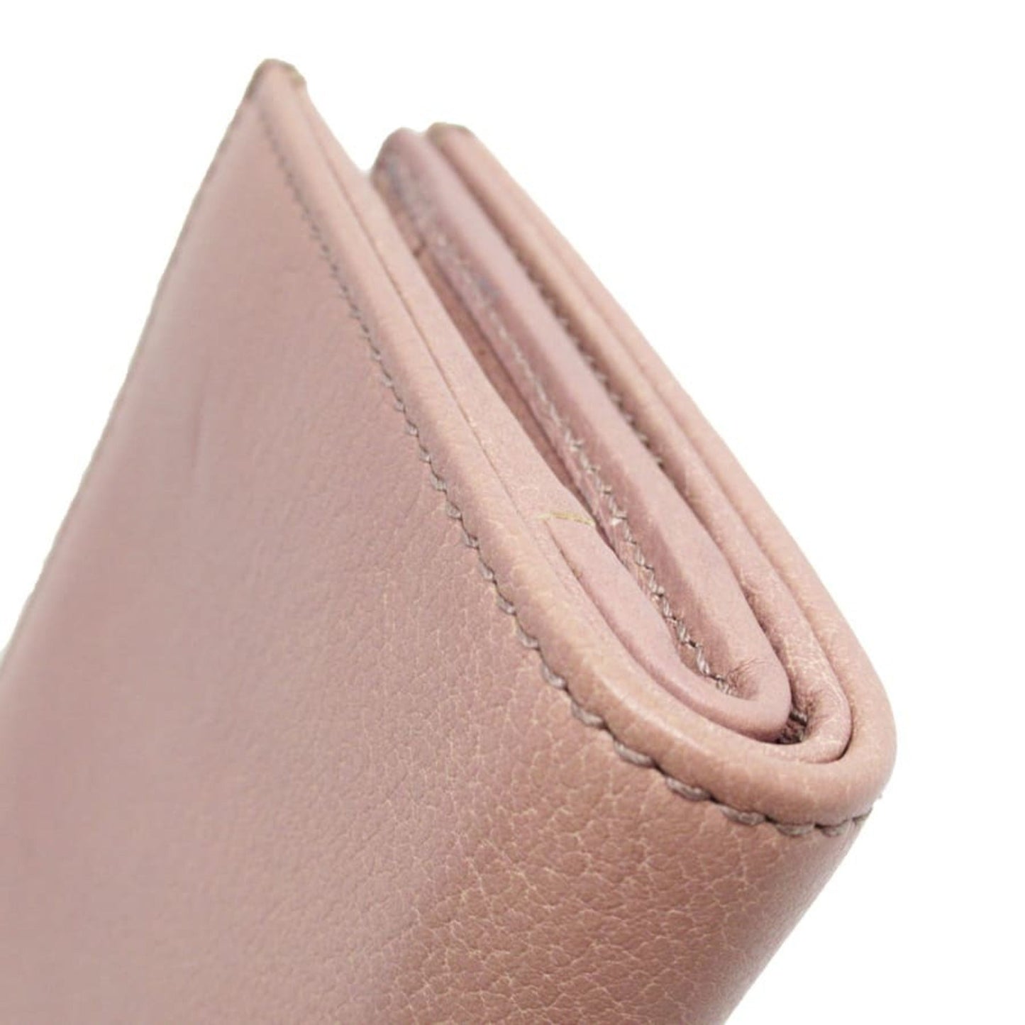 Gucci Gold Pink Leather Wallet (Bi-Fold)