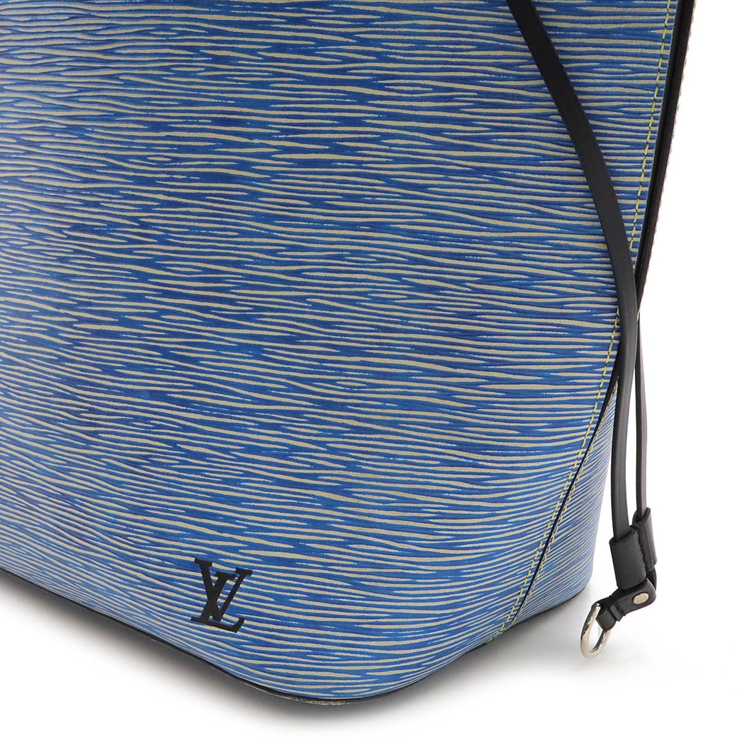 Louis Vuitton Blue Epi Leather Shoulder Bag Tote Bag