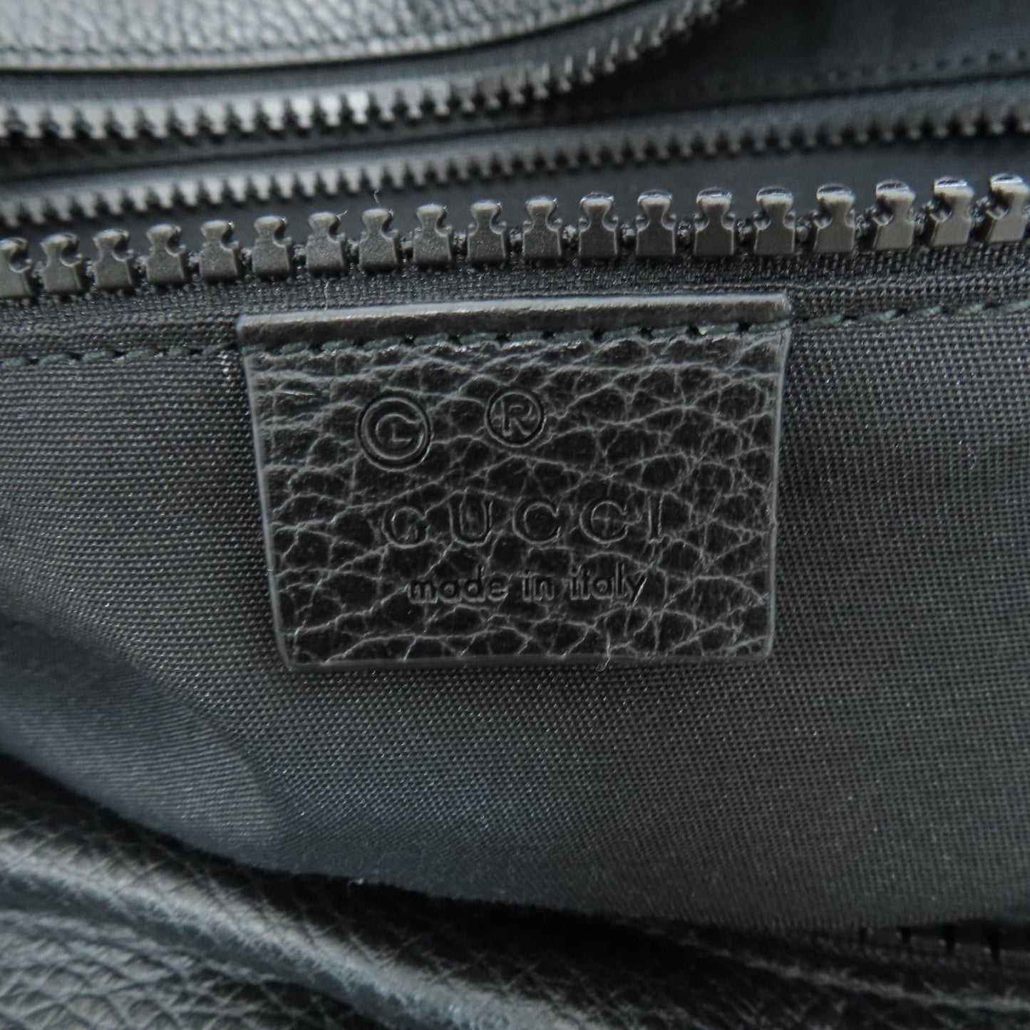 Gucci Black Nylon Tote Bag
