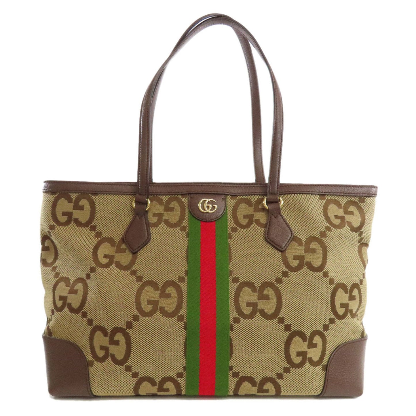 Gucci Brown Canvas Tote Bag