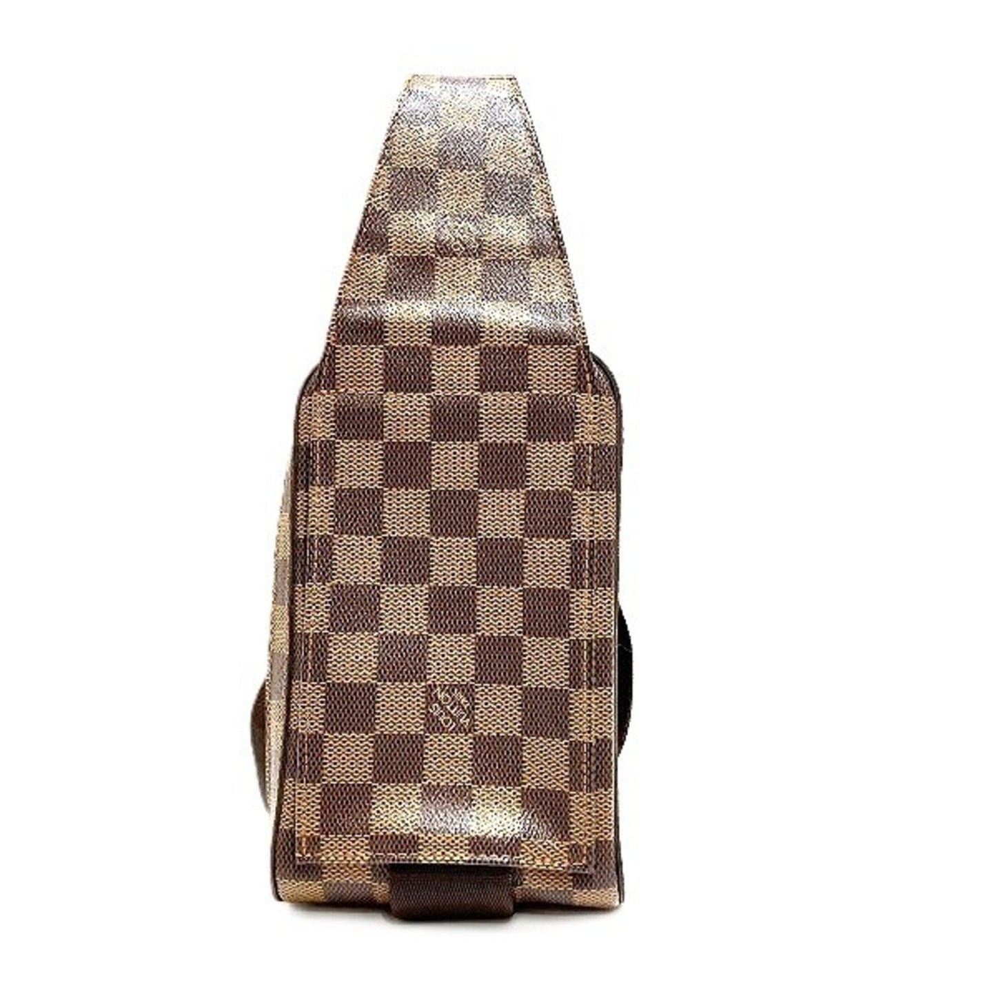 Louis Vuitton Damier Brown Damier Canvas Leather Shoulder Bag
