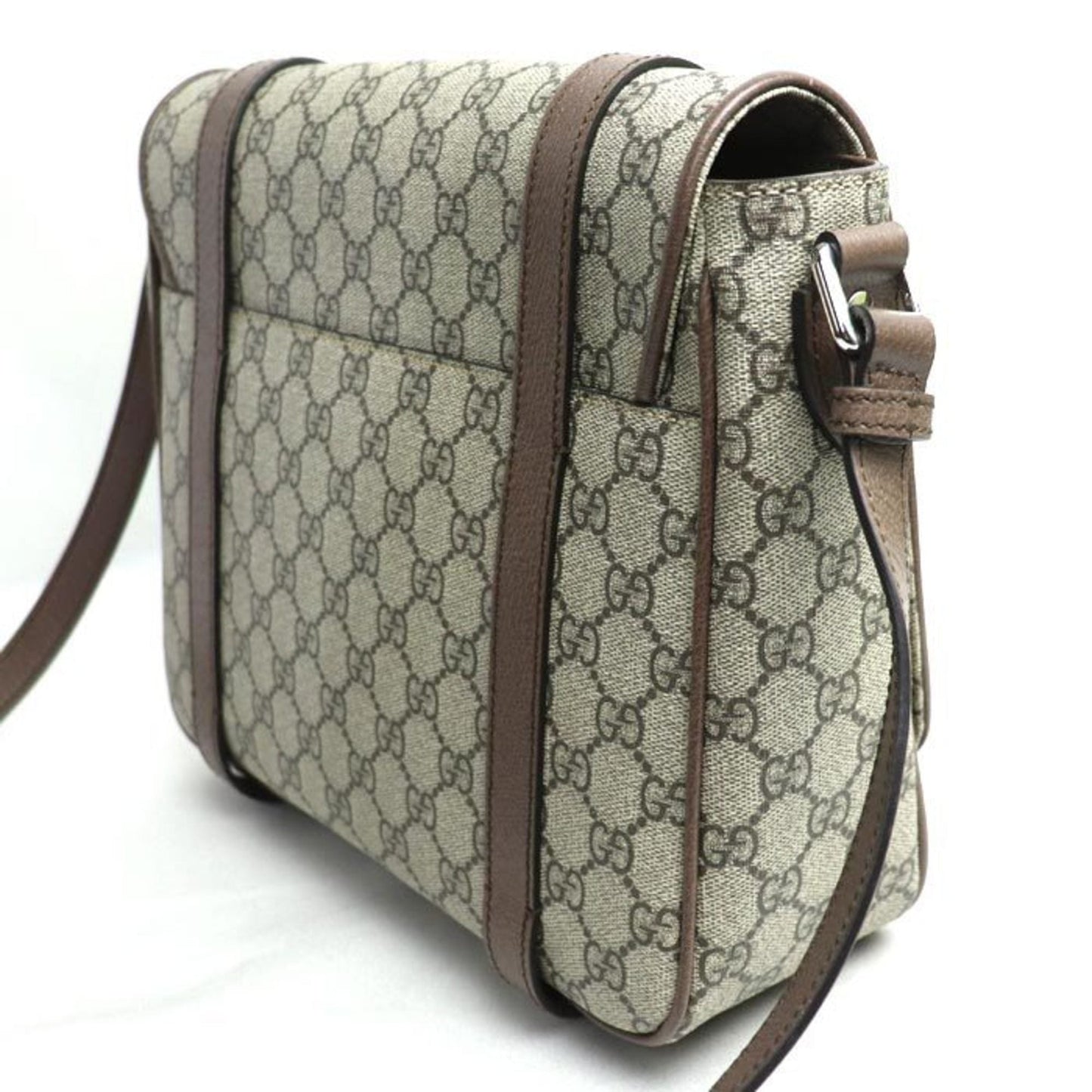 Gucci Brown Gg Supreme Shoulder Bag