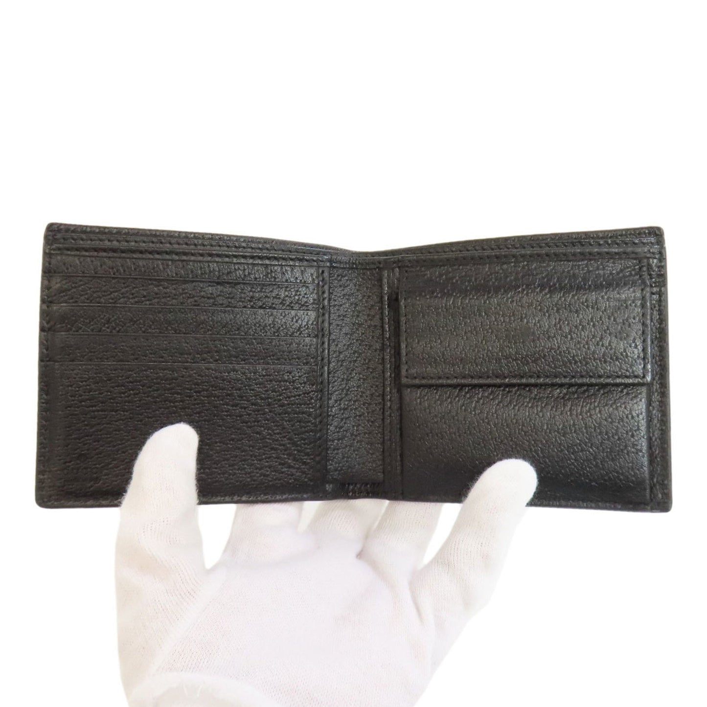Gucci Black Leather Wallet (Bi-Fold)