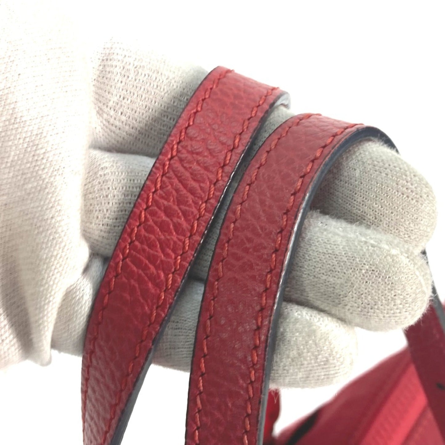 Gucci Red Cloth Tote Bag