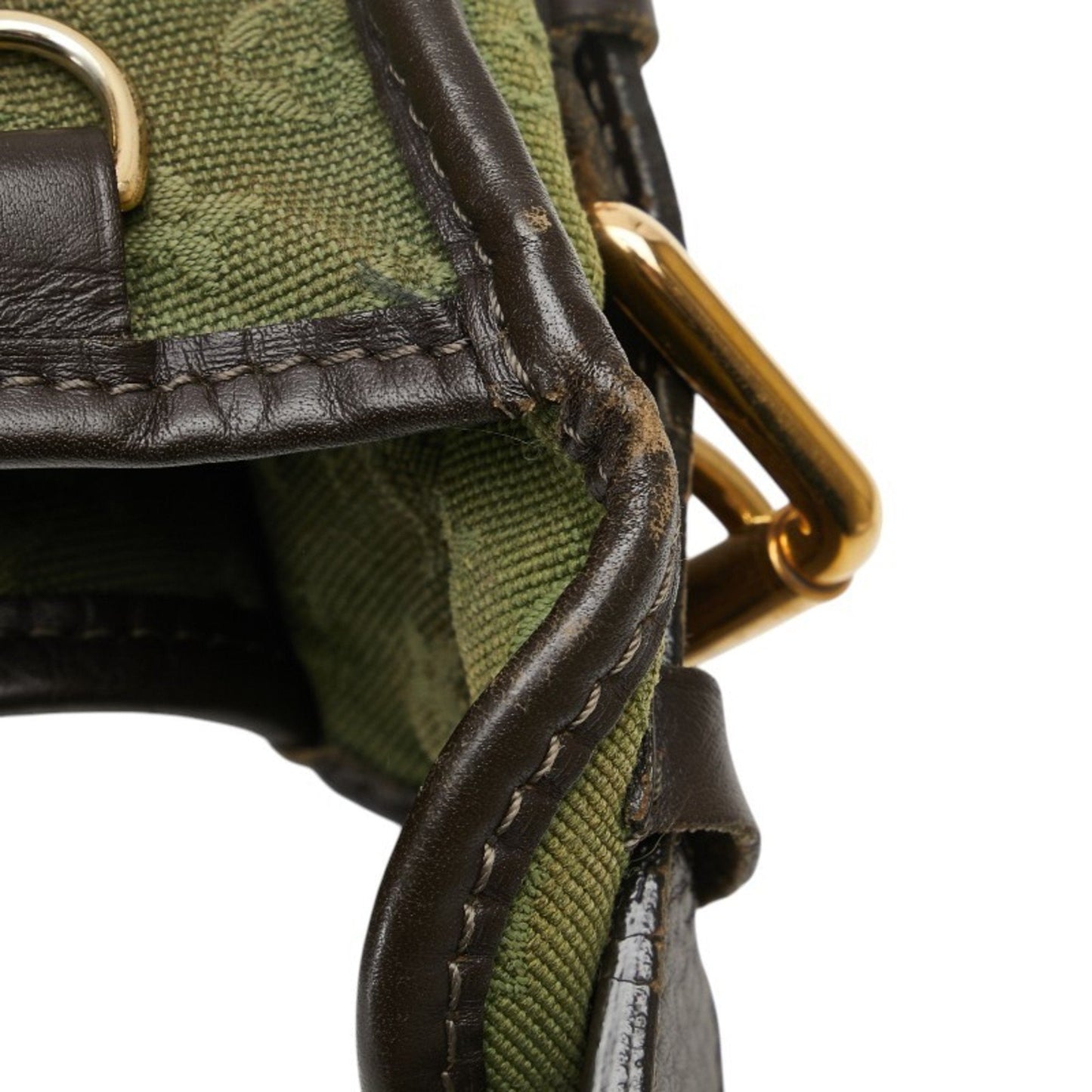 Louis Vuitton Tst Khaki Canvas Leather Shoulder Bag