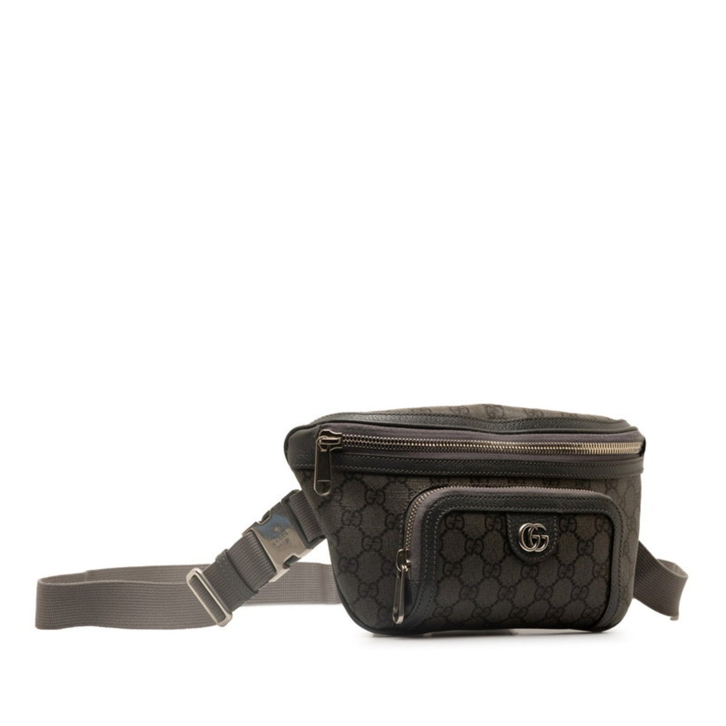 Gucci Gg Marmont Gray Gg Supreme Fanny Pack
