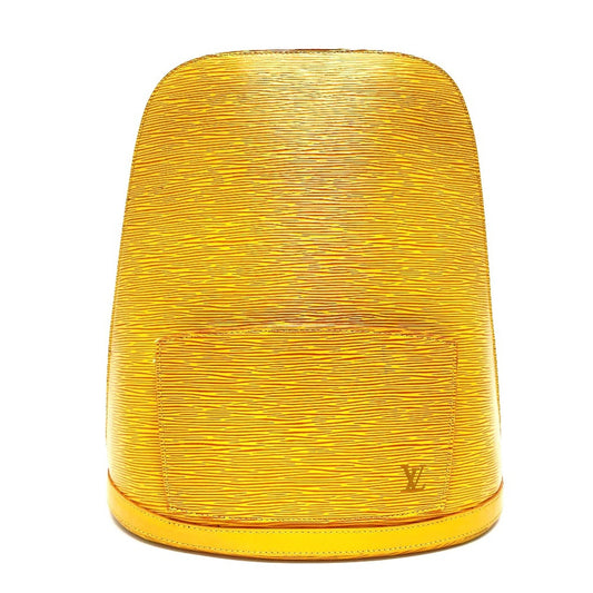 Louis Vuitton Yellow Leather Backpack ()