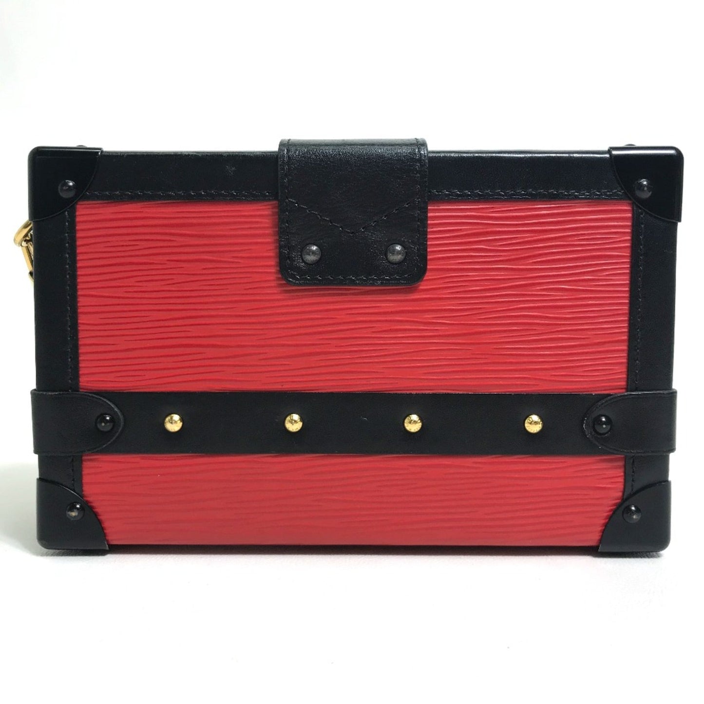 Louis Vuitton Red Leather Shoulder Bag