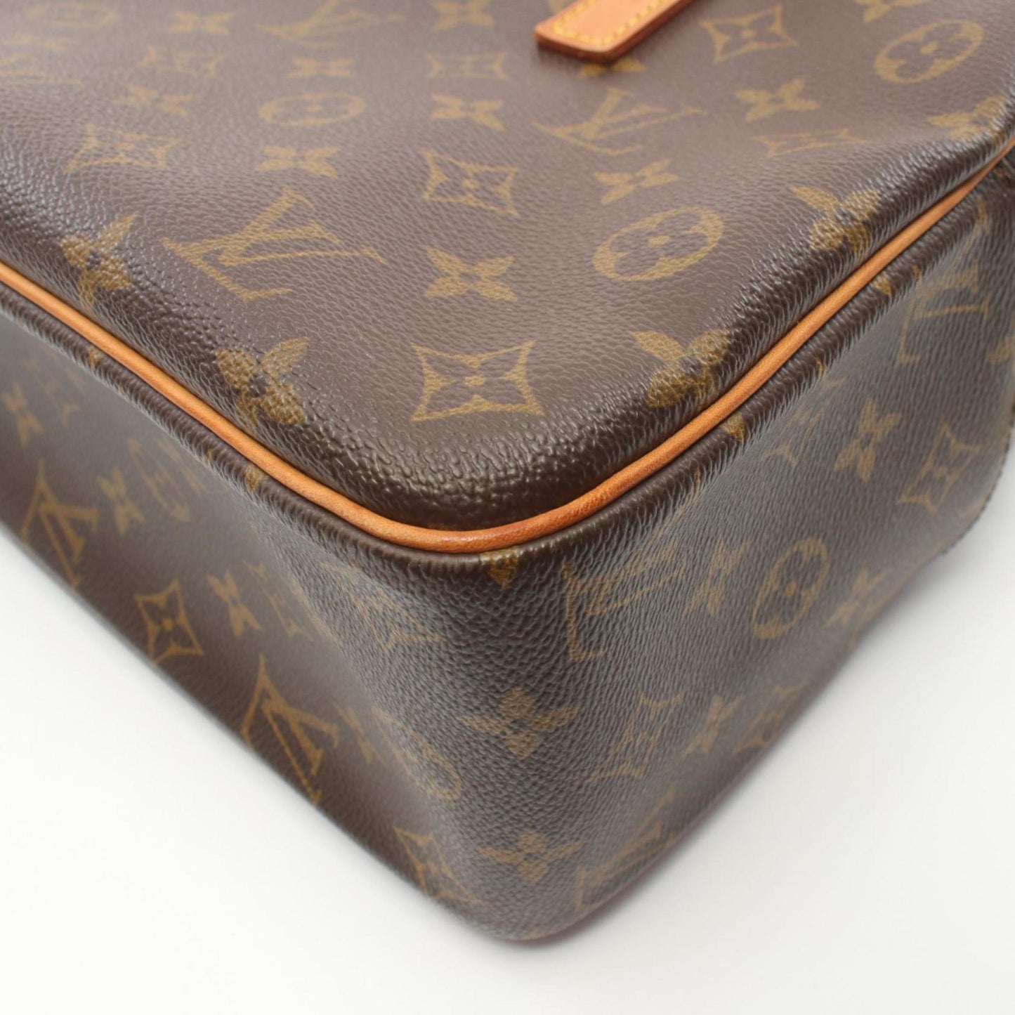 Louis Vuitton Brown Monogram Leather Shoulder Bag