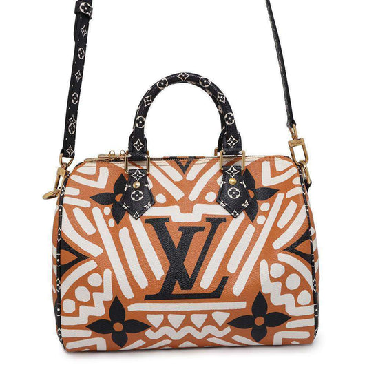 Louis Vuitton Black Brown White Handbag Shoulder Bag ()