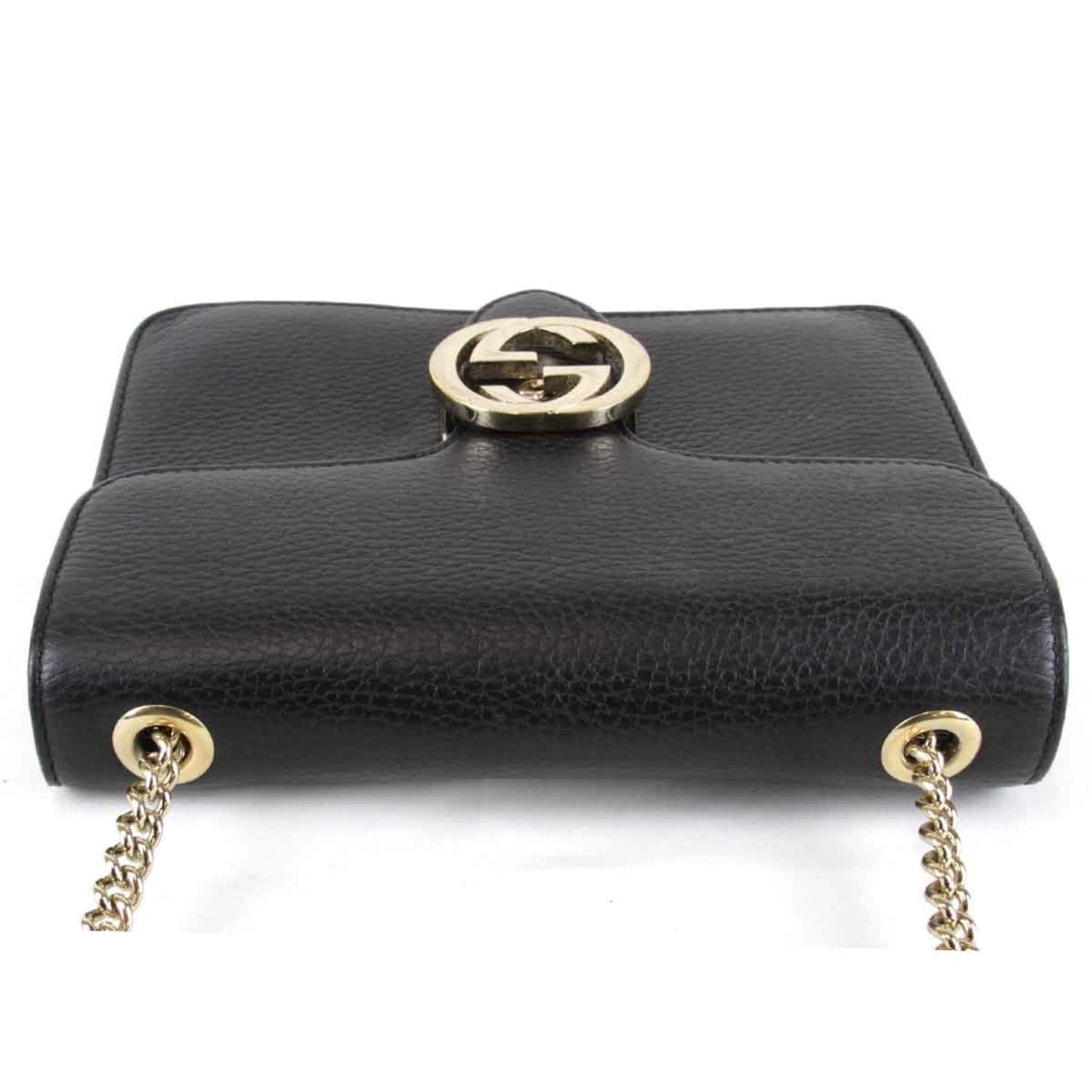 Gucci Black Leather Shoulder Bag
