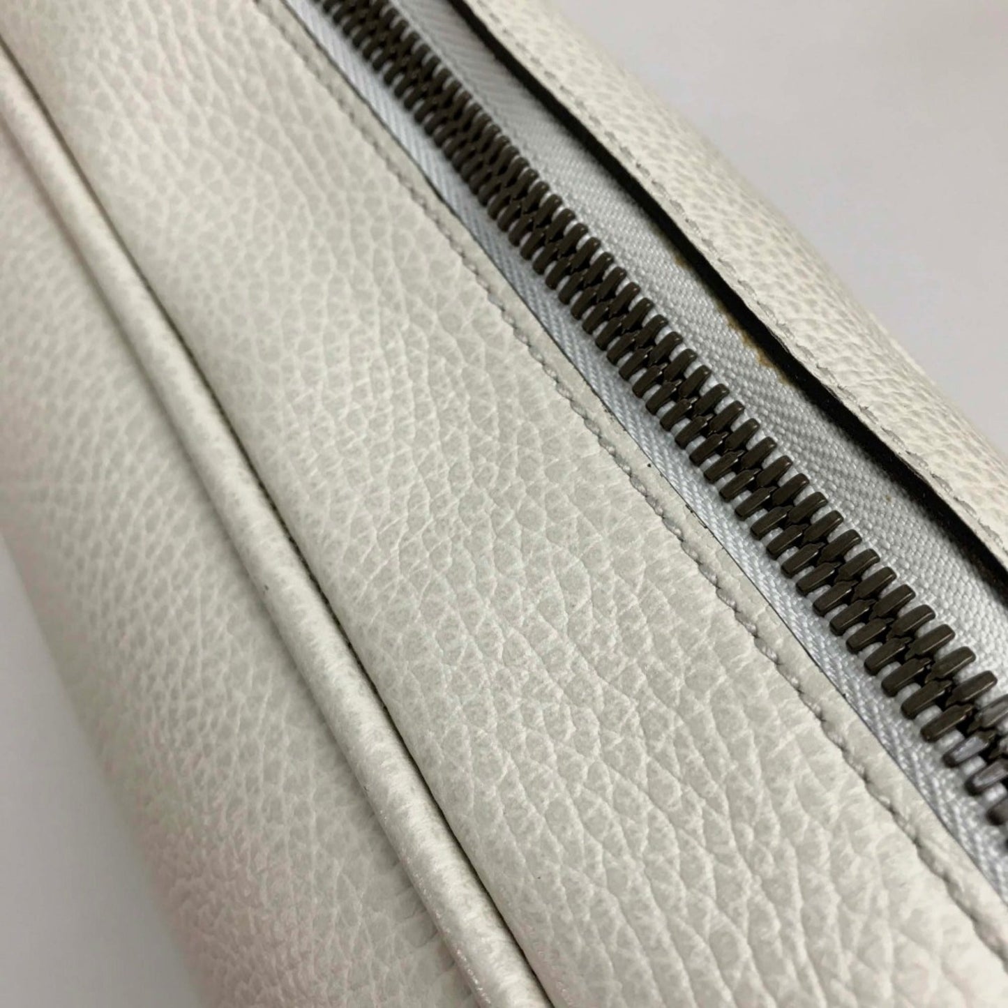 Gucci White Leather Shoulder Bag