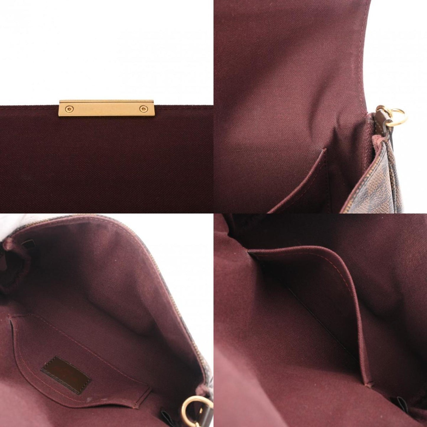 Louis Vuitton Brown Damier Canvas Shoulder Bag