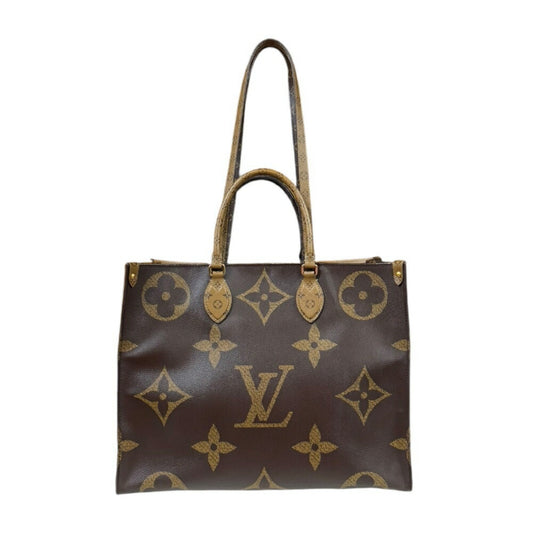 Louis Vuitton Brown Monogram Canvas Shoulder Bag ()