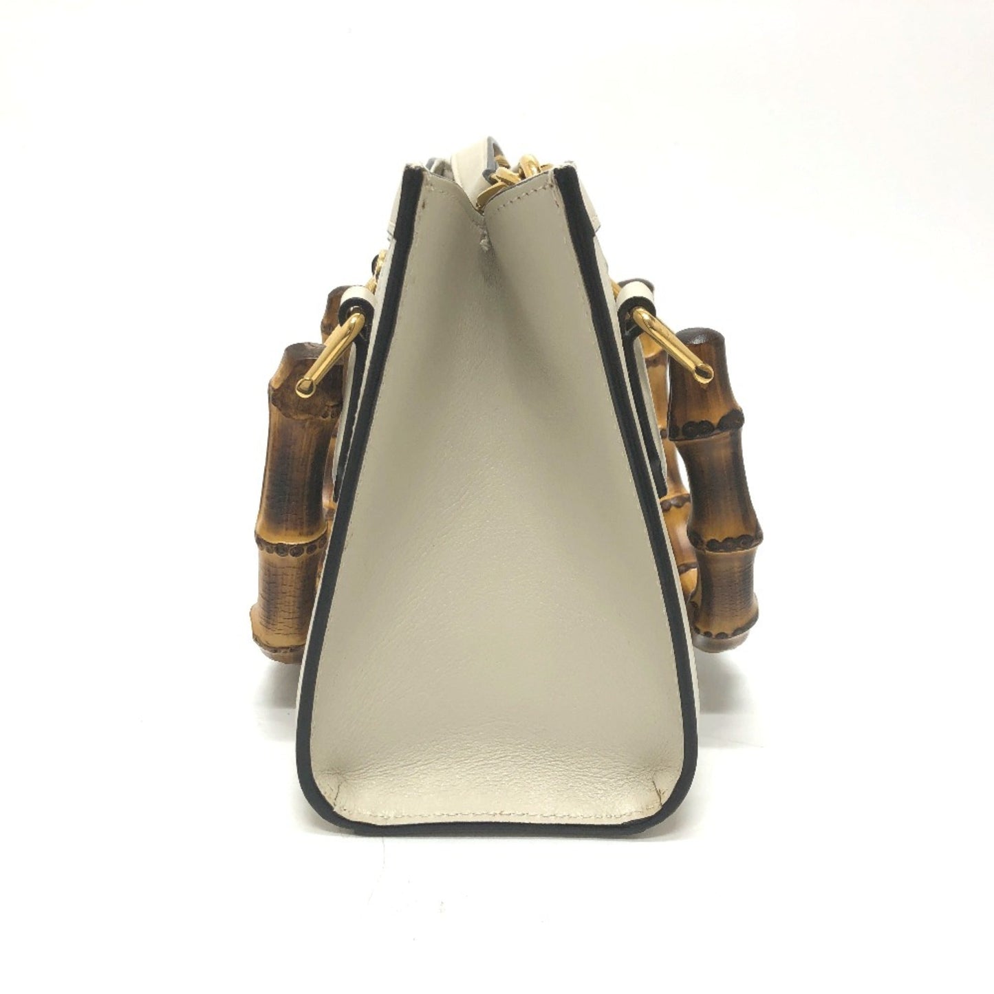 Gucci White Leather Shoulder Bag