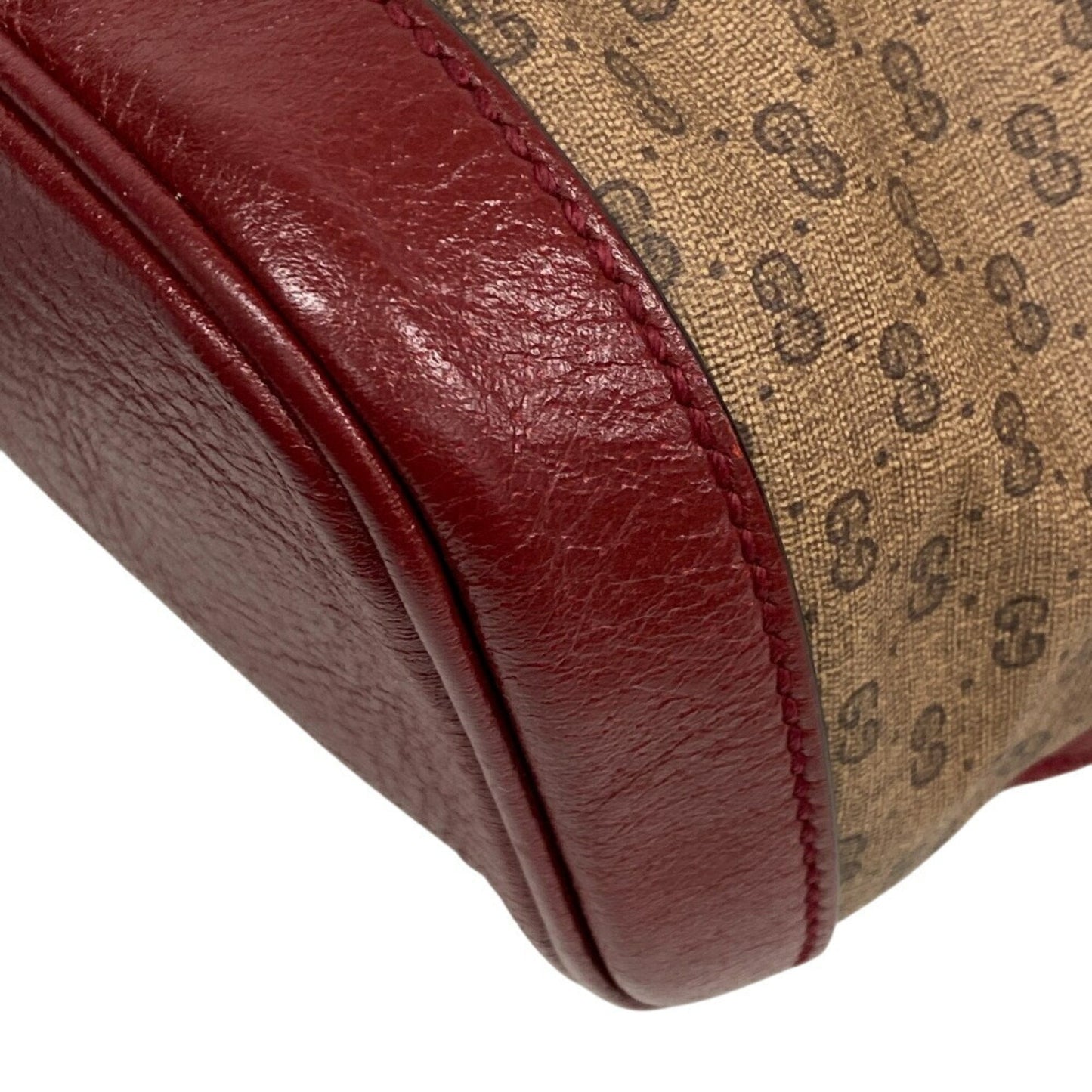 Gucci Beige Red Color Gg Supreme Backpack