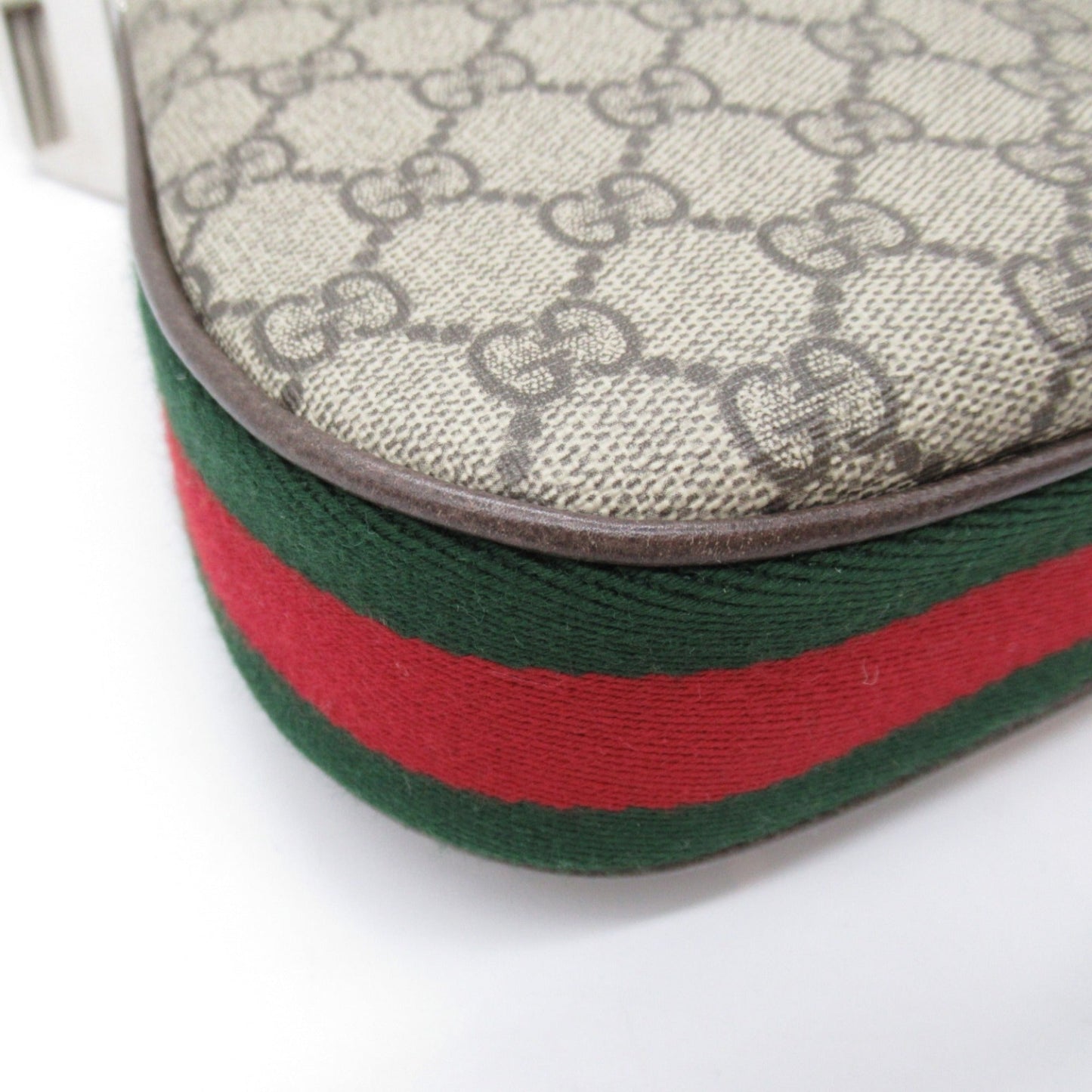 Gucci Beige Brown Gg Canvas Shoulder Bag
