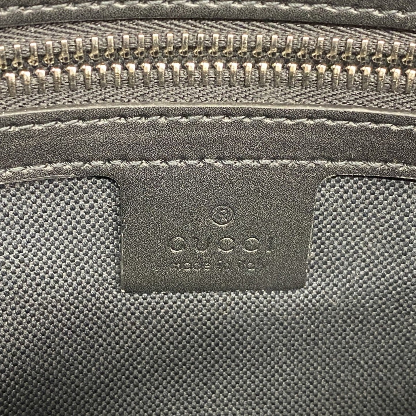 Gucci Black Pvc Fanny Pack