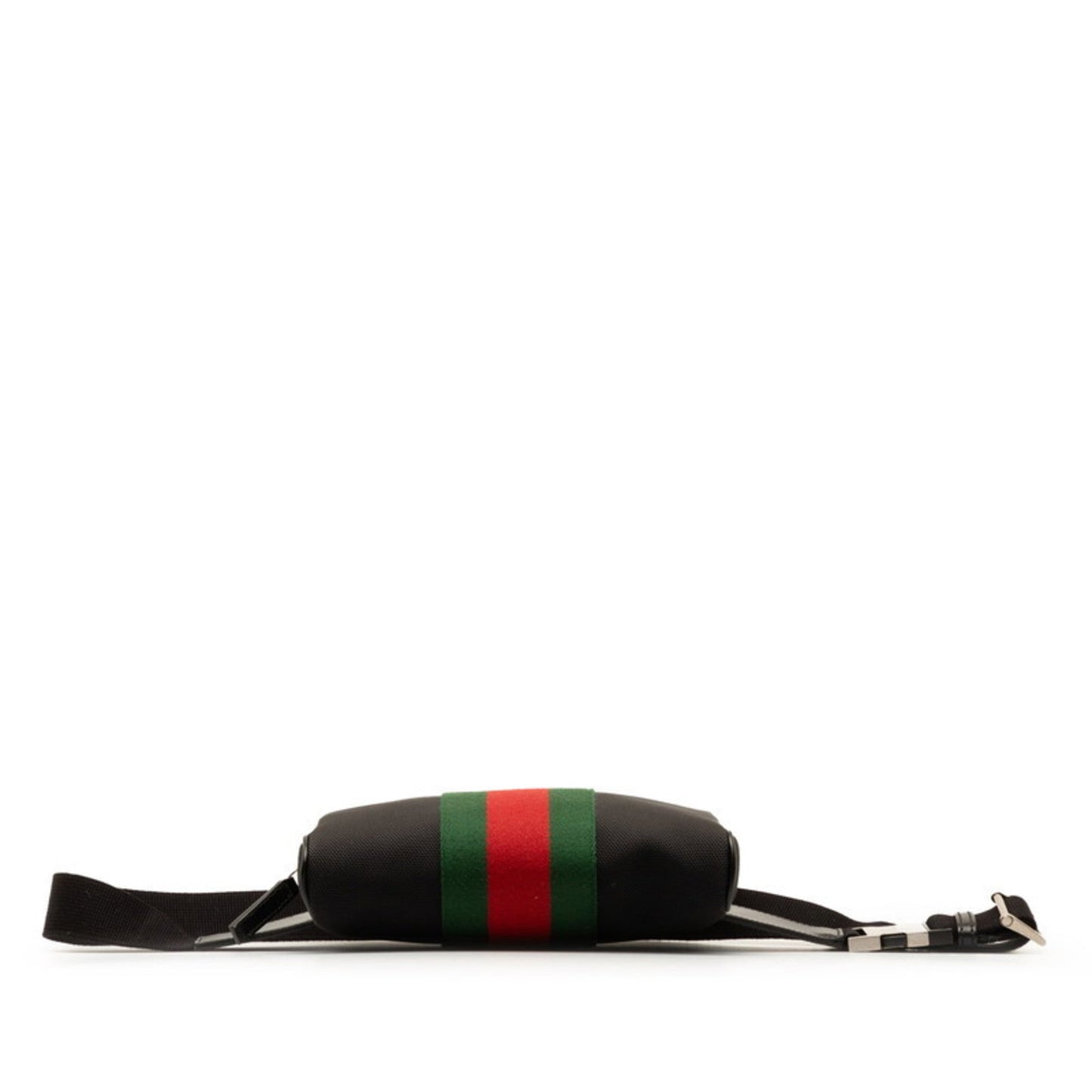 Gucci Sherry Line Black Red Color Canvas Pouch Sling Bag
