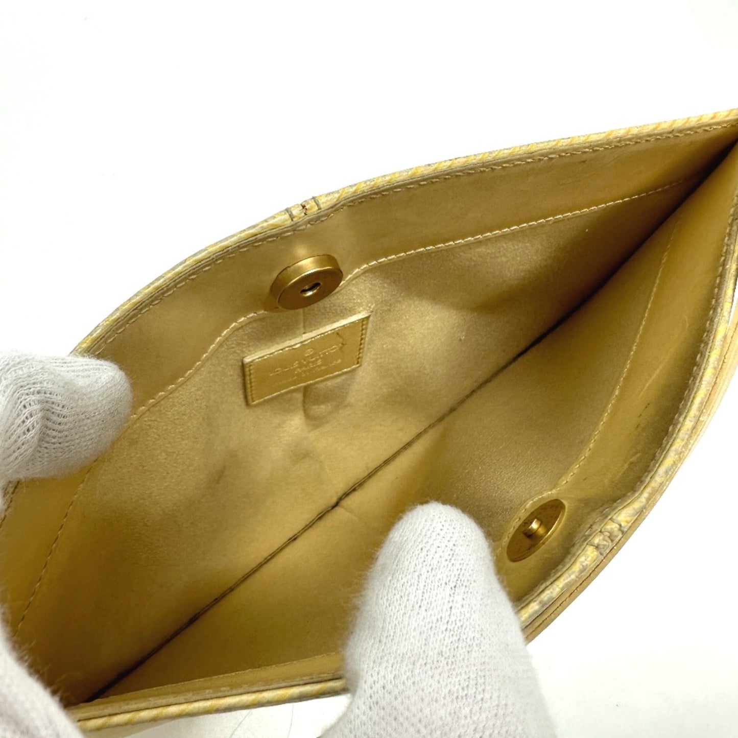 Louis Vuitton Beige Leather Shoulder Bag