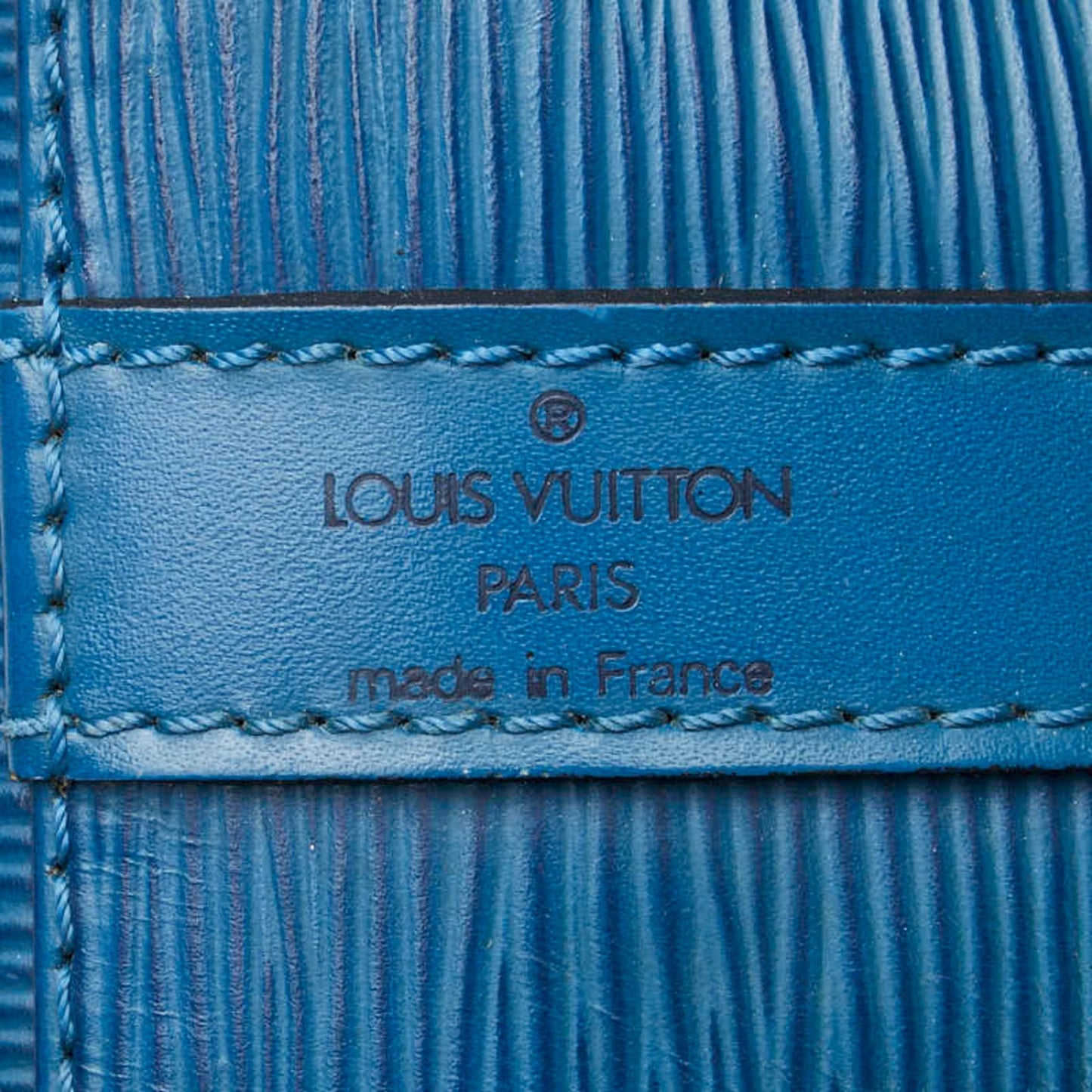 Louis Vuitton Toledo Blue Leather Shoulder Bag