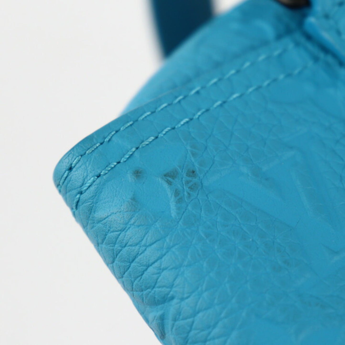 Louis Vuitton Turquoise Monogram Empreinte Shoulder Bag