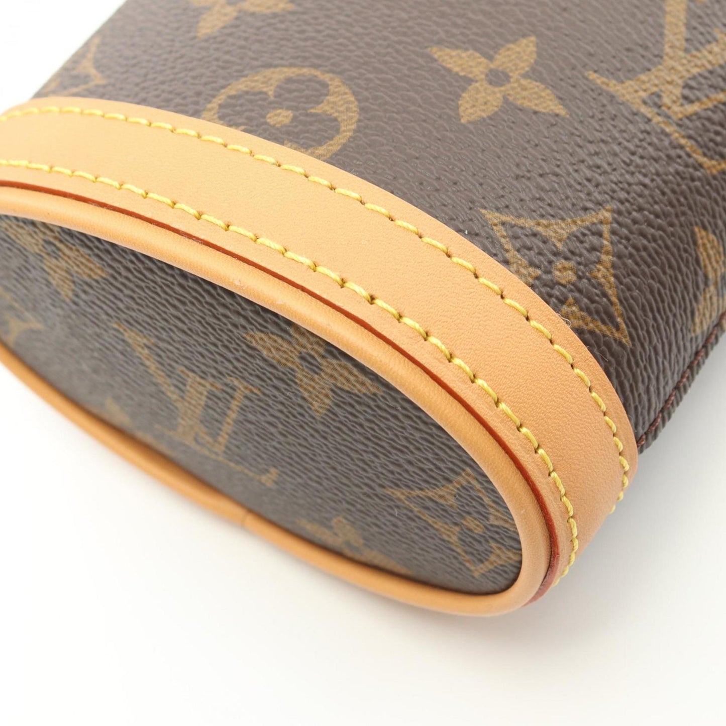 Louis Vuitton Brown Monogram Pvc Coated Canvas Leather Shoulder Bag