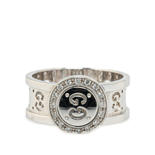 Gucci Icon White White Gold (18K) Band Ring ()