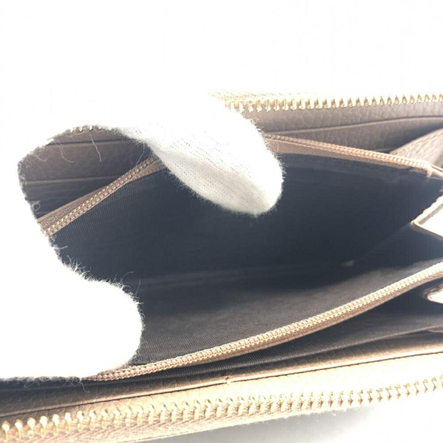 Gucci Blue Leather Long Bill Wallet (Bi-Fold)