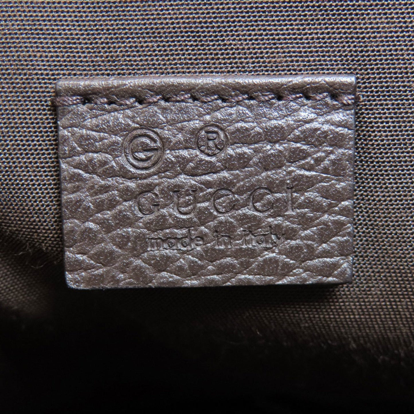 Gucci Brown Canvas Shoulder Bag