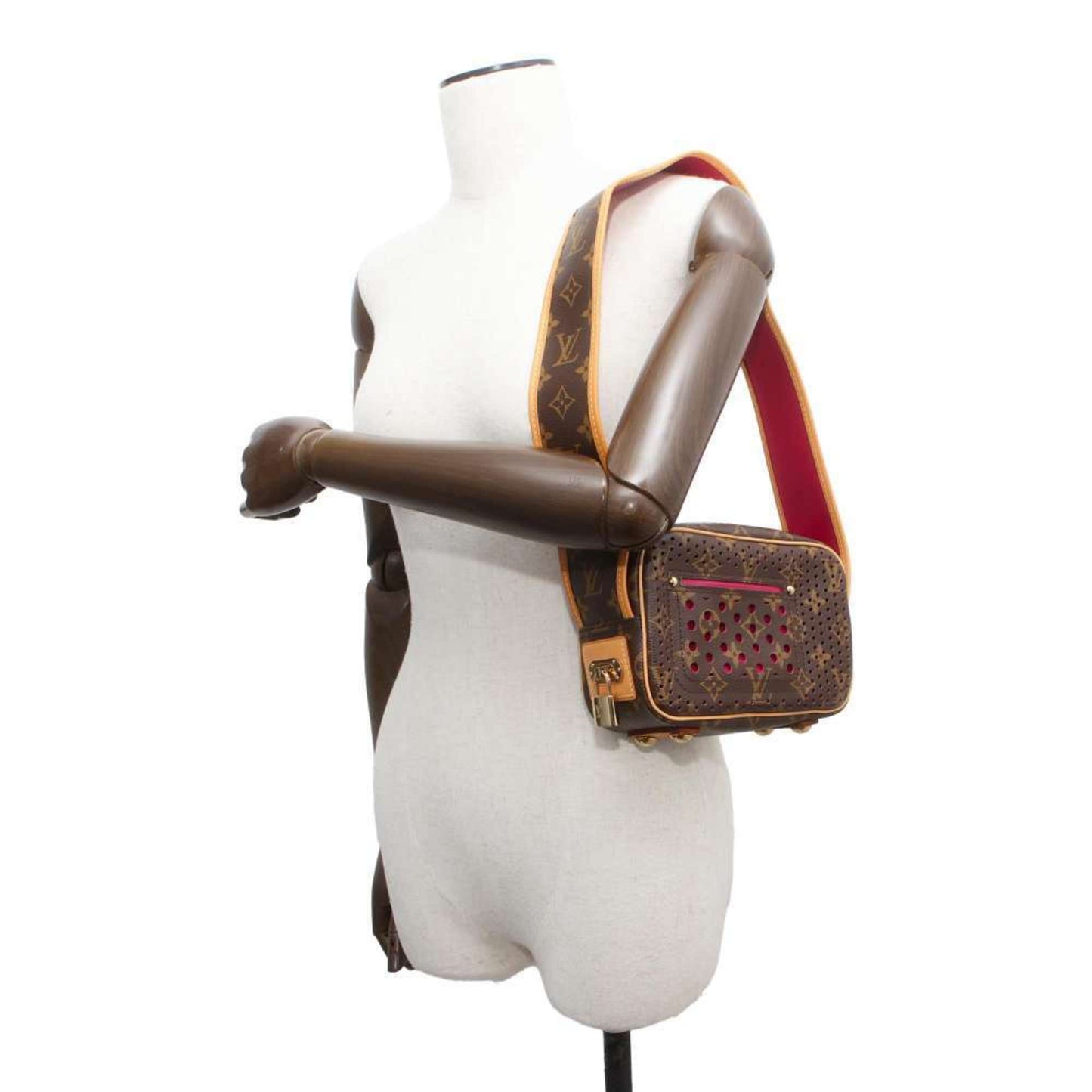Louis Vuitton Monogram Perfo Fuchsia Monogram Monogram Perforated Shoulder Bag