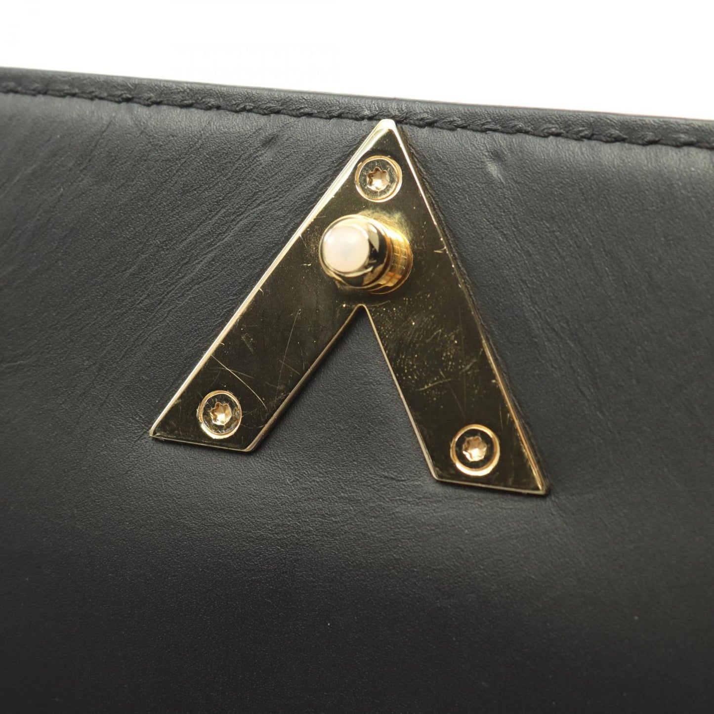 Louis Vuitton Black Noir Leather Shoulder Bag