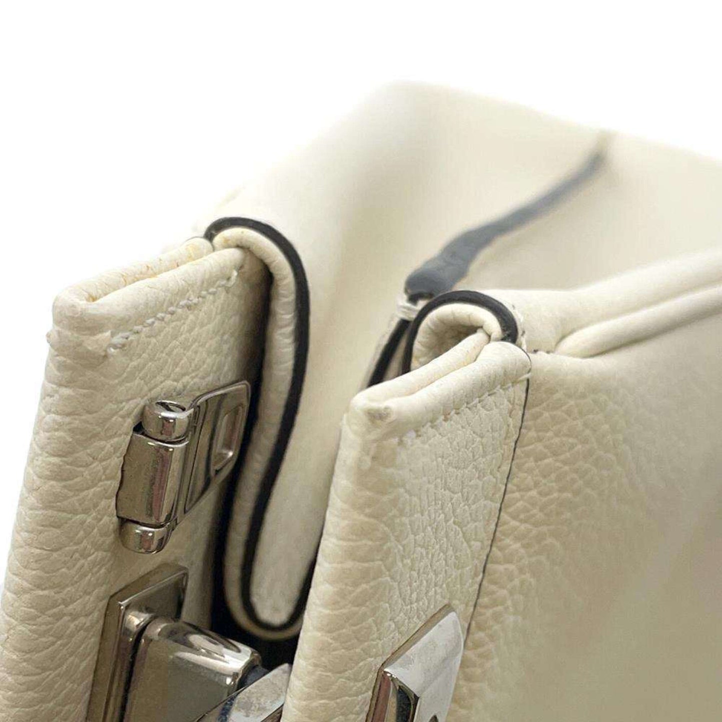 Gucci Ivory Leather Handbag Shoulder Bag