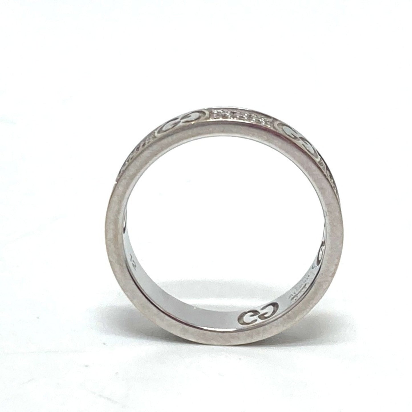Gucci Silver White Gold (18K) Band Ring