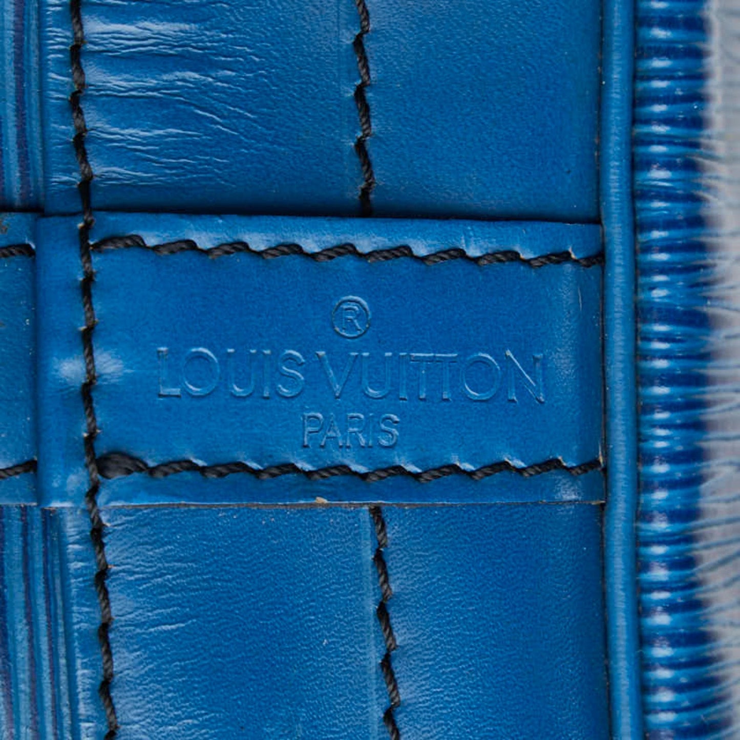 Louis Vuitton Toledo Blue Leather Shoulder Bag