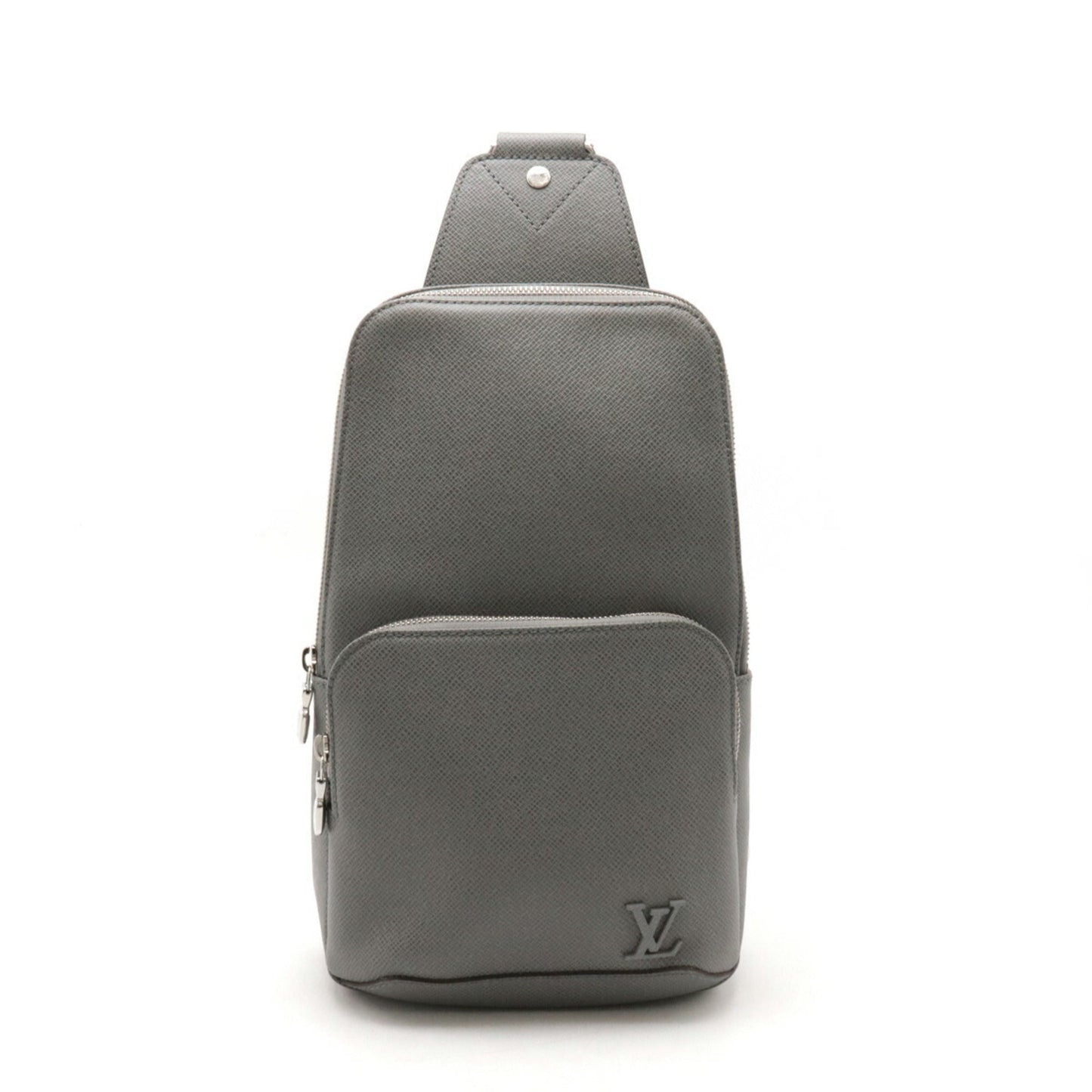 Louis Vuitton Taiga Gris Taiga Leather Shoulder Bag Sling Bag