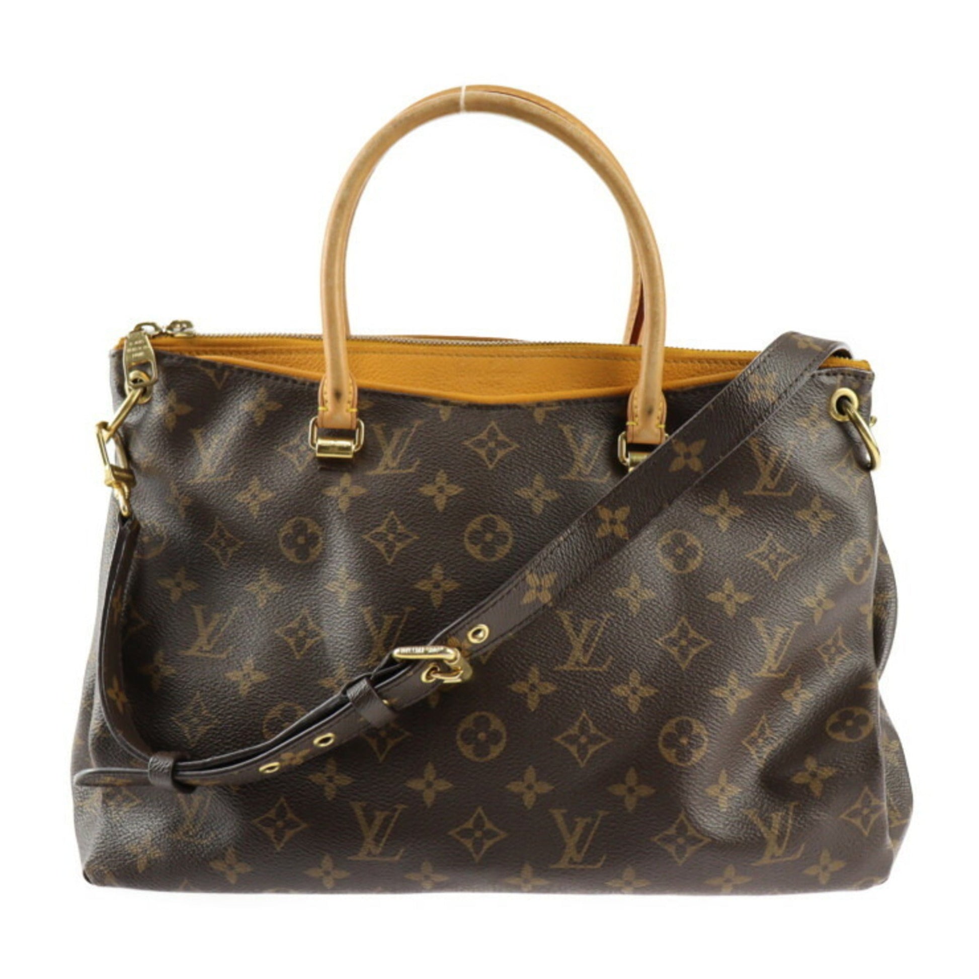 Louis Vuitton Brown Monogram Monogram Leather Handbag Shoulder Bag Tote Bag ()