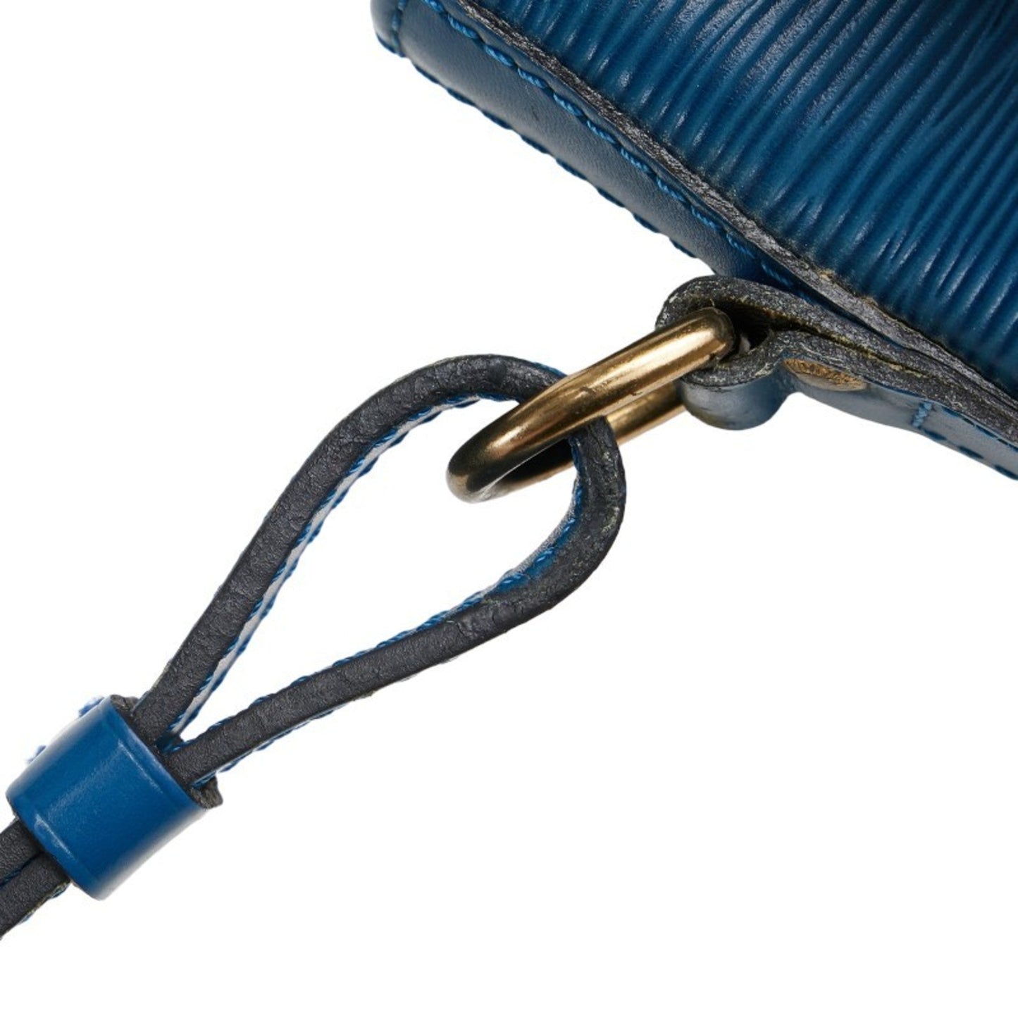 Louis Vuitton Toledo Blue Leather Shoulder Bag