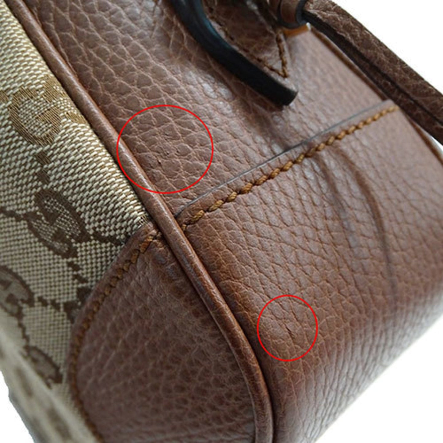 Gucci Brown Gg Canvas Shoulder Bag