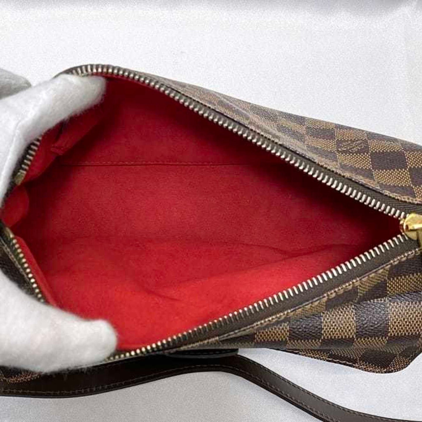 Louis Vuitton Damier Brown Damier Canvas Ebene Galle Damier Canvas Shoulder Bag