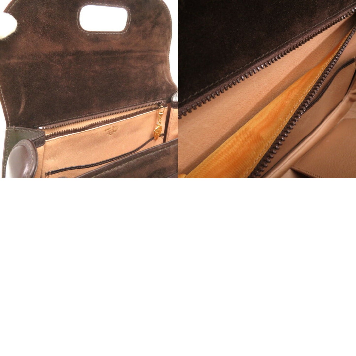 Gucci Bamboo Brown Leather Handbag